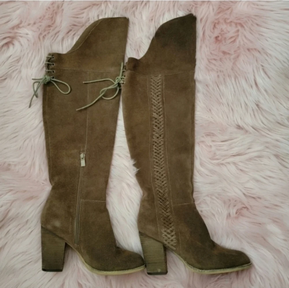 Sbicca suede over the knee gusto boots size 7
